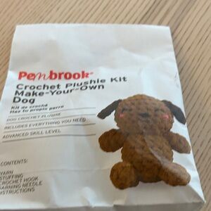 Pembroke Brown Crochet Plushie Kit